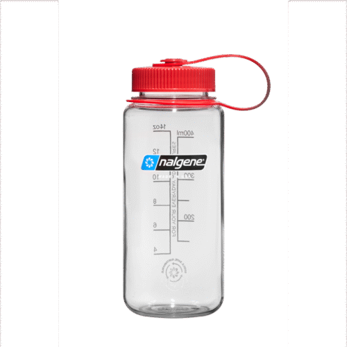 NALGENE FLAŠKA ŠIROKO GRLO 500ML CLEAR WITH RED CAP SUSTAIN