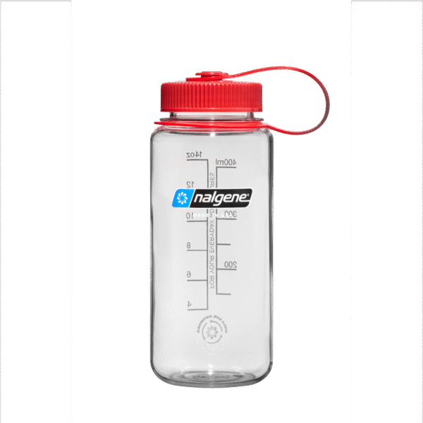 NALGENE FLAŠKA ŠIROKO GRLO 500ML CLEAR WITH RED CAP SUSTAIN