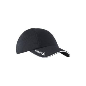 CRAFT ŠPORTNA TEKAŠKA KAPA S ŠILTOM RUNNING CAP BLACK