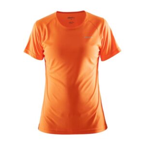 craft ženska majica s kratkimi rokavi fluorange