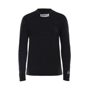 CRAFT OTROŠKA MAJICA Z DOLGIMI ROKAVI EXTREME BASELAYER CN LS JUNIOR BLACK - AKTIVNO PERILO ZA NAJSTNIKE