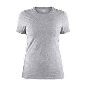 craft ženska majica s kratkimi rokavi deft 2,0 grey melange