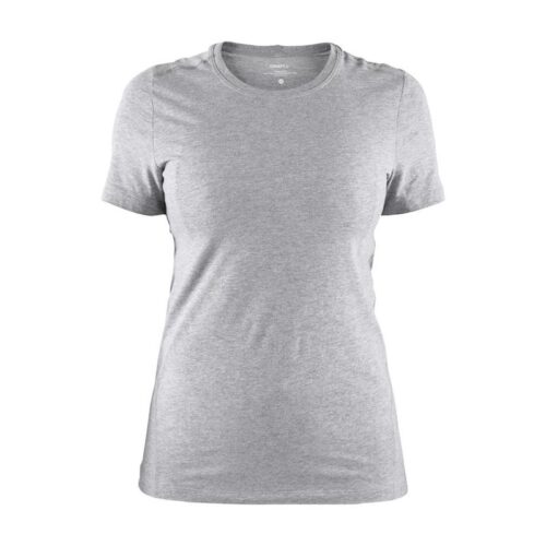 craft ženska majica s kratkimi rokavi deft 2,0 grey melange