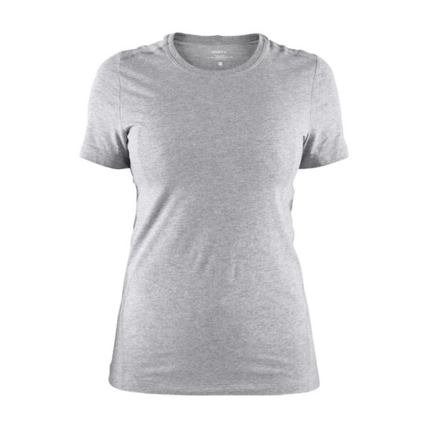 craft ženska majica s kratkimi rokavi deft 2,0 grey melange