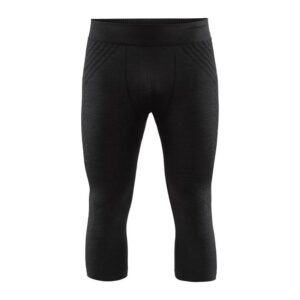 craft moške hlače 3/4 fuseknit comfort black-aktivno perilo