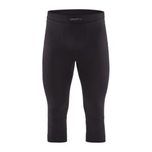 craft moške 3/4 kratke hlače active intensity tights black-aktivno perilo