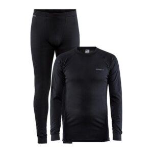 CRAFT MOŠKI SET CORE DRY BASELAYER SET BLACK- AKTIVNO PERILO