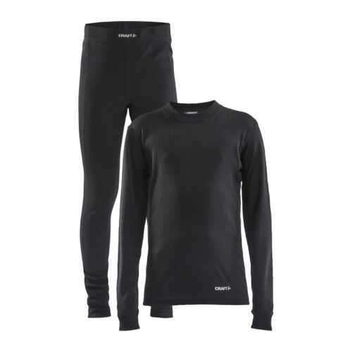 CRAFT OTROŠKI SET CORE DRY BASELAYER SET JR BLACK-AKTIVNO PERILO
