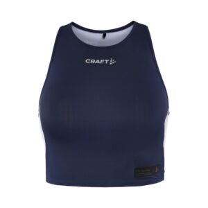 CRAFT ŽENSKA TEKAŠKA MAJICA BREZ ROKAVOV PRO HYPERVENT CROPPED TOP BLAZE-FLEX