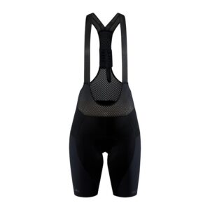 CRAFT ŽENSKE KOLESARSKE HLAČE Z NARAMNICAMI ADV AERO BIB SHORTS BLACK - C2