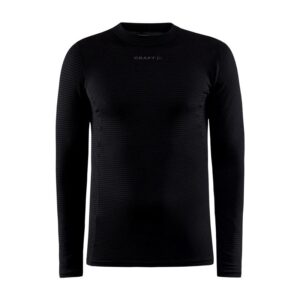 craft volnena 20% merino moška majica z dolgimi rokavi pro wool extreme x ls black - aktivno perilo