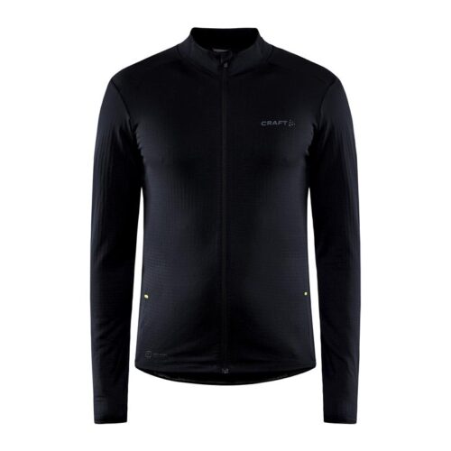 craft moška kolesarska majica z dolgimi rokavi core subz jersey black
