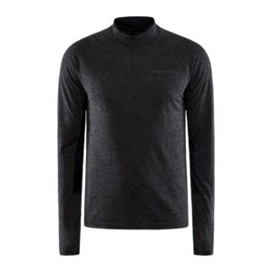 craft moška volnena 20% merino majica z dolgimi rokavi ADV SUBZ WOOL TEE 2 BLACK