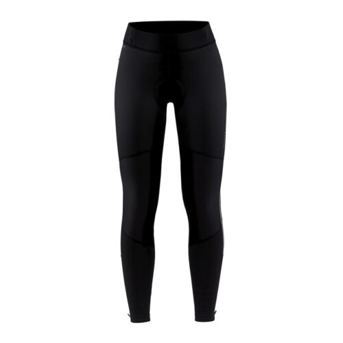 CRAFT ŽENSKE KOLESARSKE HLAČE CORE SUBZ WIND TIGHTS BLACK/BLACK - C3