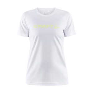 CRAFT ŽENSKA MAJICA S KRATKIMI ROKAVI CORE ESSENCE LOGO TEE WHITE