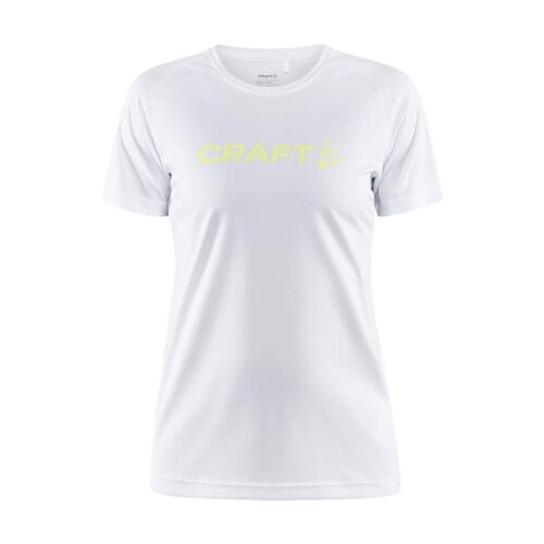 CRAFT ŽENSKA MAJICA S KRATKIMI ROKAVI CORE ESSENCE LOGO TEE WHITE