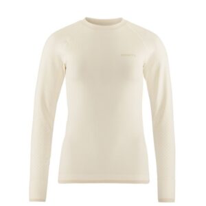 CRAFT ŽENSKA MAJICA Z DOLGIMI ROKAVI ADV WARM INTENSITY TOFU/PLASTER - AKTIVNO PERILO