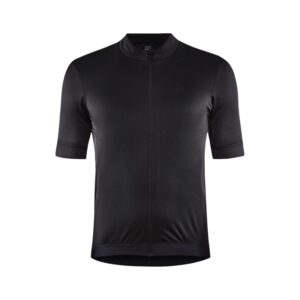 CRAFT MOŠKA KOLESARSKA MAJICA S KRATKIMI ROKAVI CORE ESSENCE JERSEY REGULAR FIT BLACK