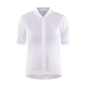 CRAFT ŽENSKA KOLESARSKA MAJICA S KRATKIMI ROKAVI CORE ESSENCE JERSEY REGULAR FIT WHITE