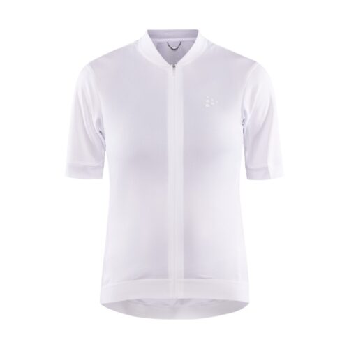 CRAFT ŽENSKA KOLESARSKA MAJICA S KRATKIMI ROKAVI CORE ESSENCE JERSEY REGULAR FIT WHITE