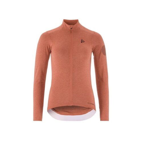 CRAFT ŽENSKA KOLESARSKA 20% MERINO VOLNENA MAJICA Z DOLGIMI ROKAVI CORE BIKE ESSENCE WOOL JERSEY ROSY