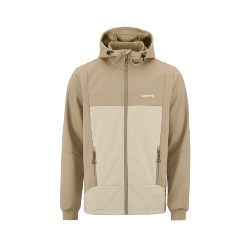CRAFT MOŠKA PREHODNA VODOODPORNA JAKNA CORE BACKCOUNTRY HOOD JACKET TAUPE/HAY