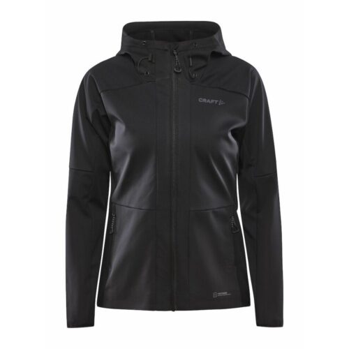 CRAFT ŽENSKA PREHODNA VODOODPORNA JAKNA CORE BACKCOUNTRY HOOD JACKET BLACK