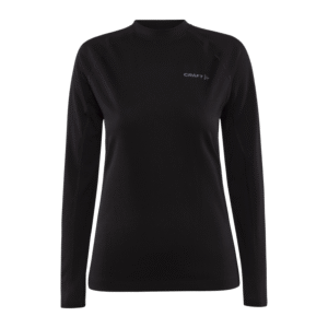 CRAFT ŽENSKA VOLNENA 77% MERINO MAJICA Z DOLGIMI ROKAVI PRO WOOL MERINO CN LS BLACK - AKTIVNO PERILO