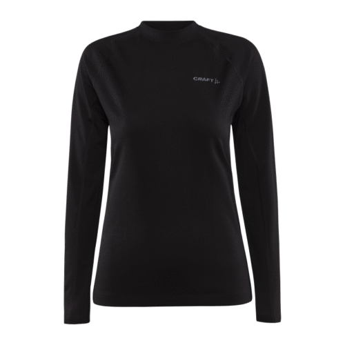 CRAFT ŽENSKA VOLNENA 77% MERINO MAJICA Z DOLGIMI ROKAVI PRO WOOL MERINO CN LS BLACK - AKTIVNO PERILO