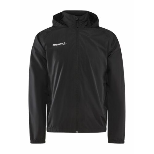 CRAFT OTROŠKA DEŽNA VETROVKA EVOLVE RAIN JACKET JR BLACK ZA NAJSTNIKE