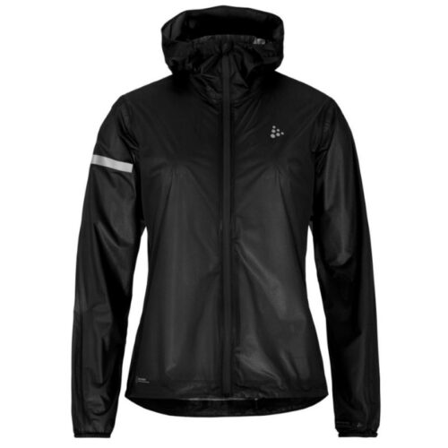 CRAFT ŽENSKA 100% VODOODPORNA LAHKA TEKAŠKA JAKNA/VETROVKA PRO HYDRO LIGHTWEIGHT JACKET BLACK