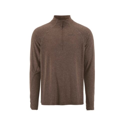 CRAFT MOŠKA 20% MERINO VOLNENA PULI MAJICA Z DOLGIMI ROKAVI ADV SUBZ WOOL TEE PRUNE/MELANGE