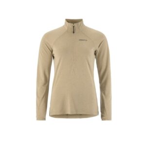 CRAFT ŽENSKA 20% MERINO VOLNENA PULI MAJICA Z DOLGIMI ROKAVI ADV SUBZ WOOL TEE HAY/MELANGE