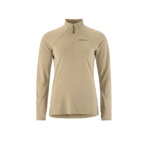 CRAFT ŽENSKA 20% MERINO VOLNENA PULI MAJICA Z DOLGIMI ROKAVI ADV SUBZ WOOL TEE HAY/MELANGE
