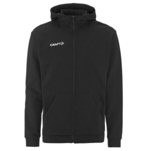 CRAFT MOŠKA BOMBAŽNA JOPICA Z ZADRGO COMMUNITY 2.0. LOGO FZ HOODIE BLACK