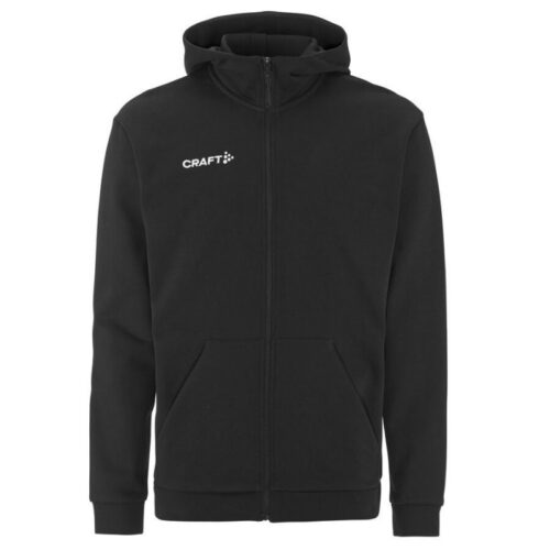 CRAFT MOŠKA BOMBAŽNA JOPICA Z ZADRGO COMMUNITY 2.0. LOGO FZ HOODIE BLACK