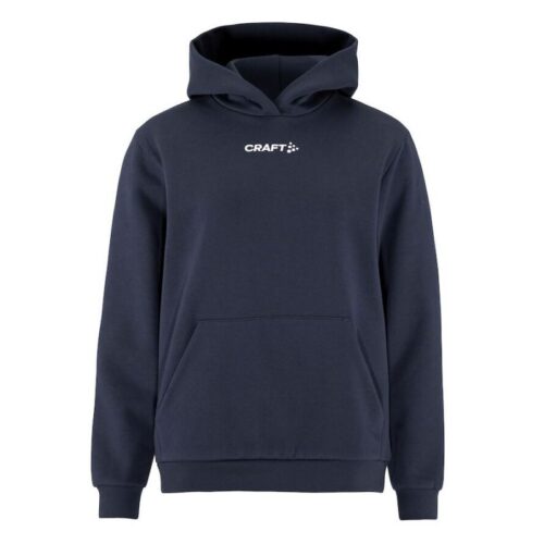 CRAFT ŽENSKI BOMBAŽEN PULOVER COMMUNITY 2.0. LOGO HOODIE NAVY