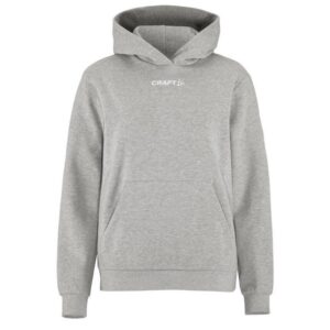 CRAFT ŽENSKI BOMBAŽEN PULOVER COMMUNITY 2.0. LOGO HOODIE GREY MELANGE