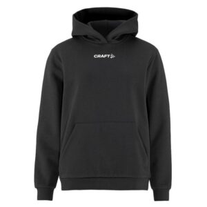 CRAFT ŽENSKI BOMBAŽEN PULOVER COMMUNITY 2.0. LOGO HOODIE BLACK