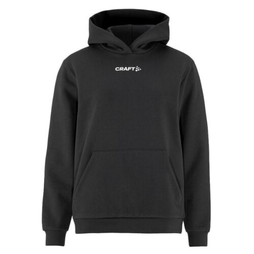 CRAFT ŽENSKI BOMBAŽEN PULOVER COMMUNITY 2.0. LOGO HOODIE BLACK