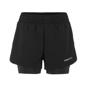 CRAFT ŽENSKE KRATKE HLAČE ADV ESSENCE 2-IN-1 SHORTS 2 BLACK