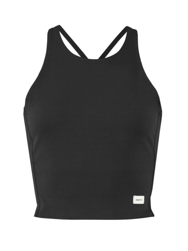 CRAFT ŽENSKI ŠPORTNI KRAJŠI TOP COLLECTIVE CROPPED SINGLET BLACK