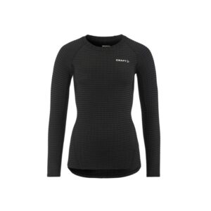 CRAFT 19% VOLNENA ŽENSKA MAJICA Z DOLGIMI ROKAVI WOOL EXTREME X LS 2 BLACK - AKTIVNO PERILO