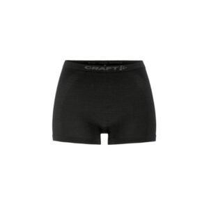 CRAFT 35% VOLNENE ŽENSKE BREZŠIVNE BOKSARICE WOOL SEAMLESS BOXER BLACK
