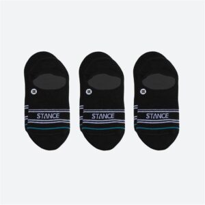 Stance nogavice no show basic 3 pack black