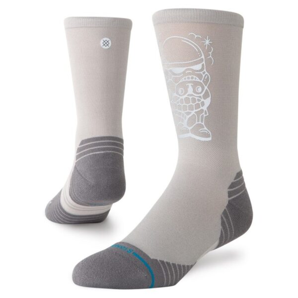 STANCE TANKE TEHNIČNE NOGAVICE DJ TROOPER CREW GREY