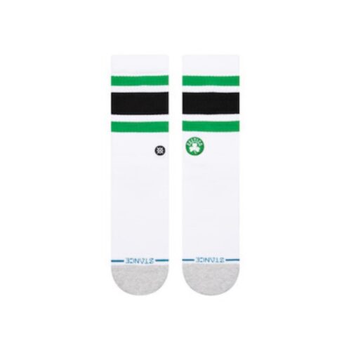 stance nba nogavice crew vintage bos white