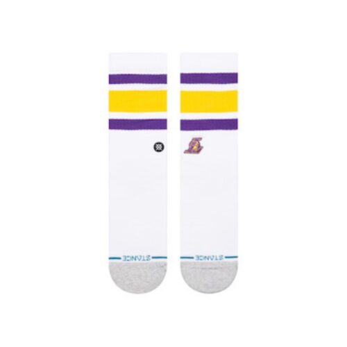stance nba nogavice crew vintage lal white