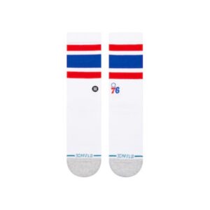 stance nba nogavice crew vintage mil white