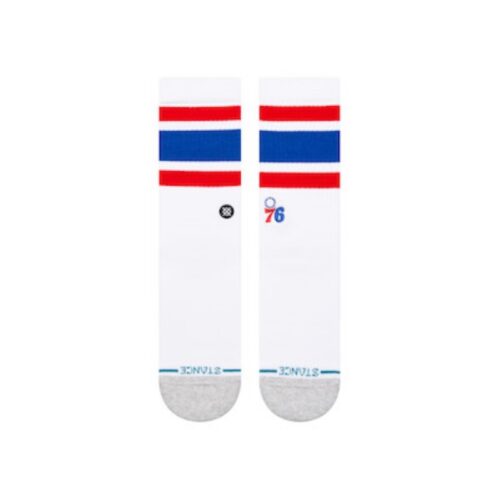stance nba nogavice crew vintage mil white